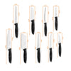 Cortador de Frios Automático Profissional Padarias 260mm FFA 127V Skymsen + Jogo de Facas 9 Peças