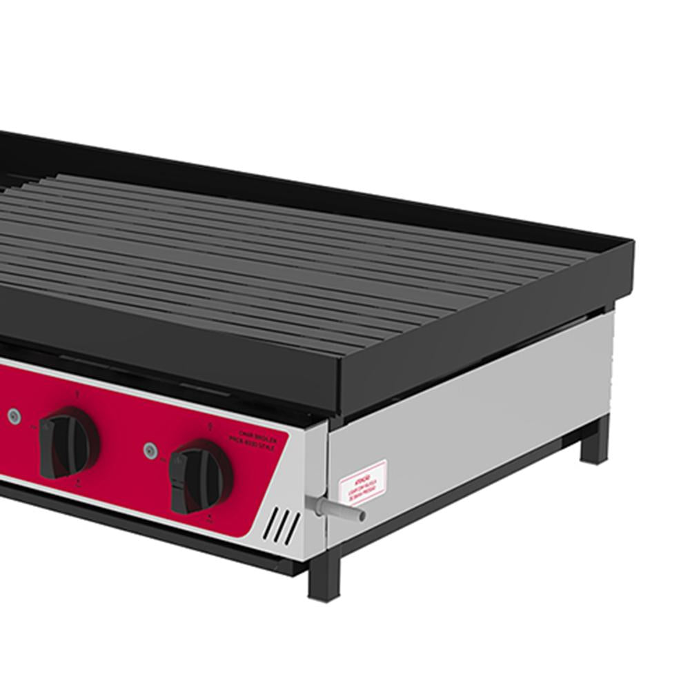Char Broiler a Gás Profissional Inox Chapa Grill Esmaltada 80cm PRCB-8000 - Progás P46101