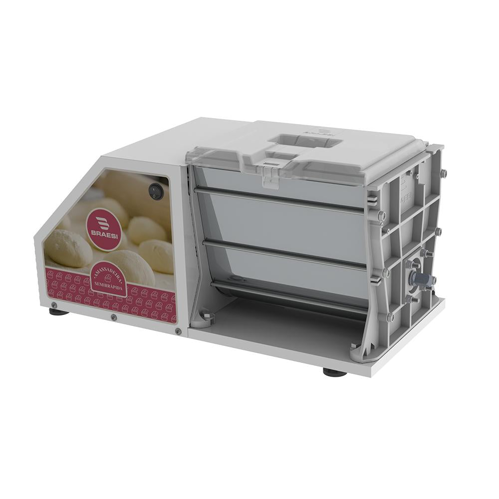 Amassadeira Semirrápida 3 Kg Basculante Industrial Compacta Cuba Inox ALI-03 G2 127V - Braesi B18637
