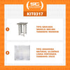 Kit - Mesa Apoio Mes-004 Bancada capacidade 8 Níveis + 8 Assadeiras 35x35 - Progás