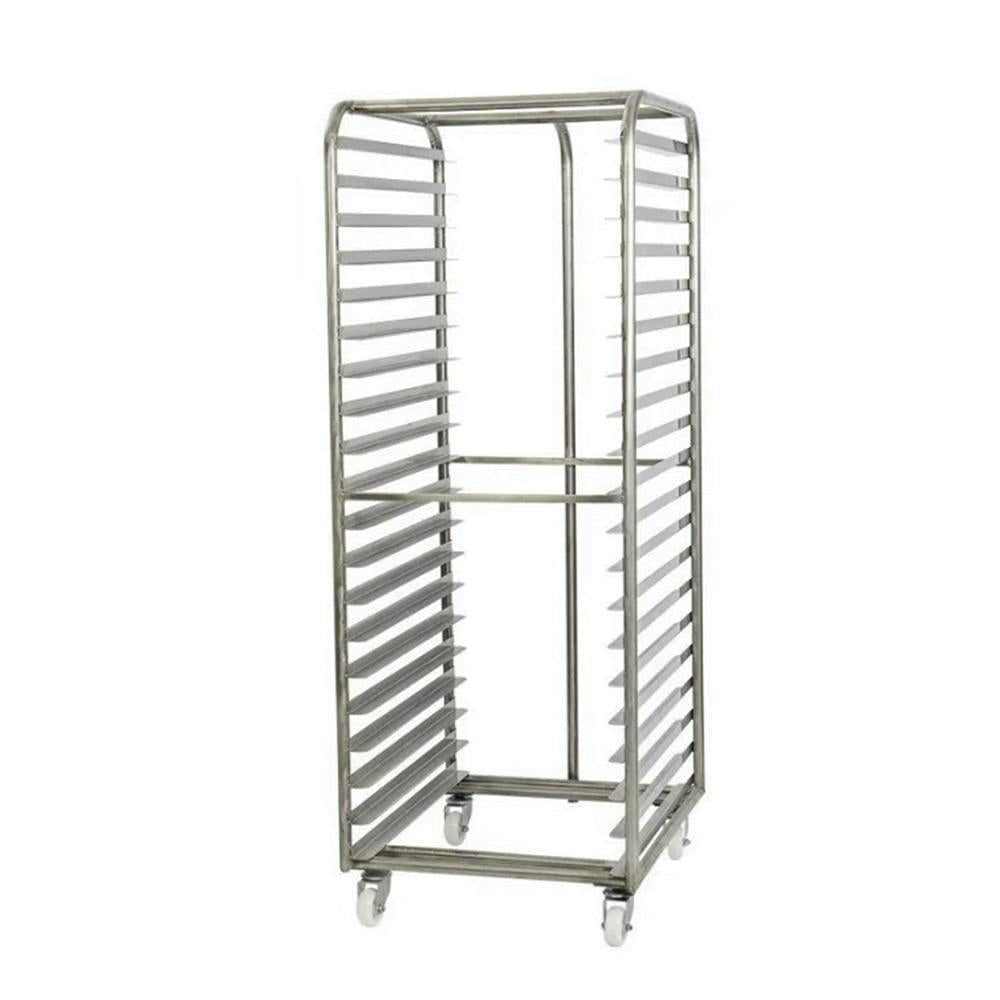Estante Esqueleto Aberta 20 Níveis 58x70 Carrinho Expositor Inox 304 - Imeca 214