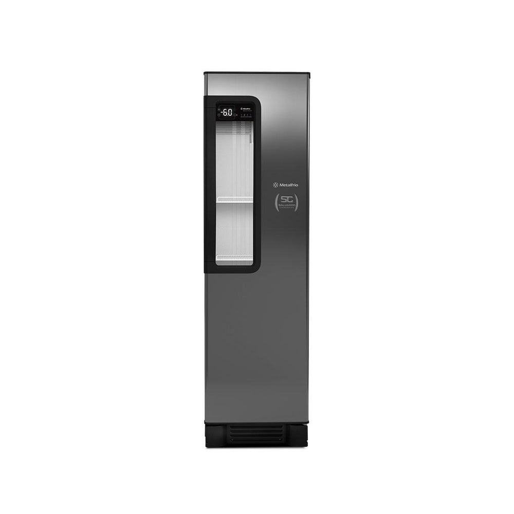 Cervejeira Beer Maxx Preta 300/336L Porta Com Visor Inox +2°C e -6°C VN28TP 220V - Metalfrio