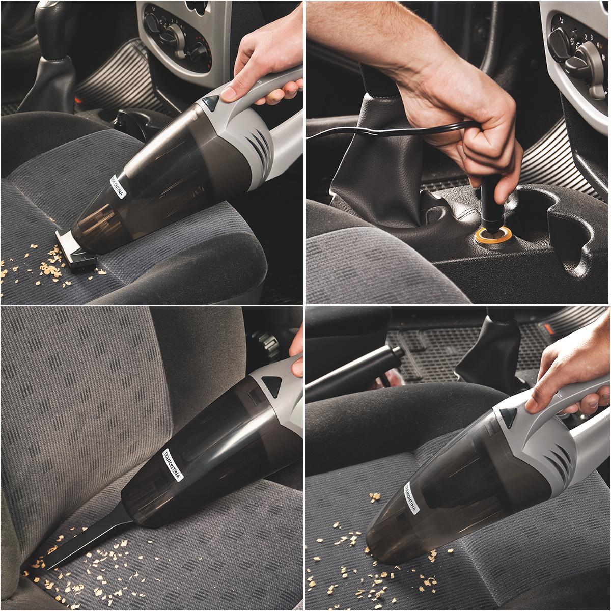 Aspirador de pó Portátil Prático Para Carros 70w 12v - Tramontina 42350070