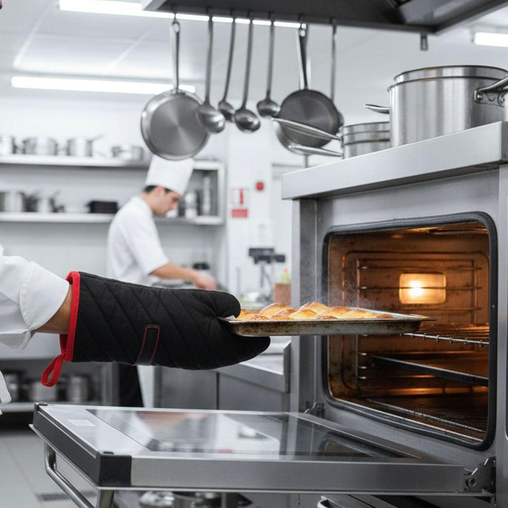 Kit Caçarola Aço Inox Solar 6,1 Litros PIT 2 + Luva Térmica 100% Algodão Com 40cm - Tramontina