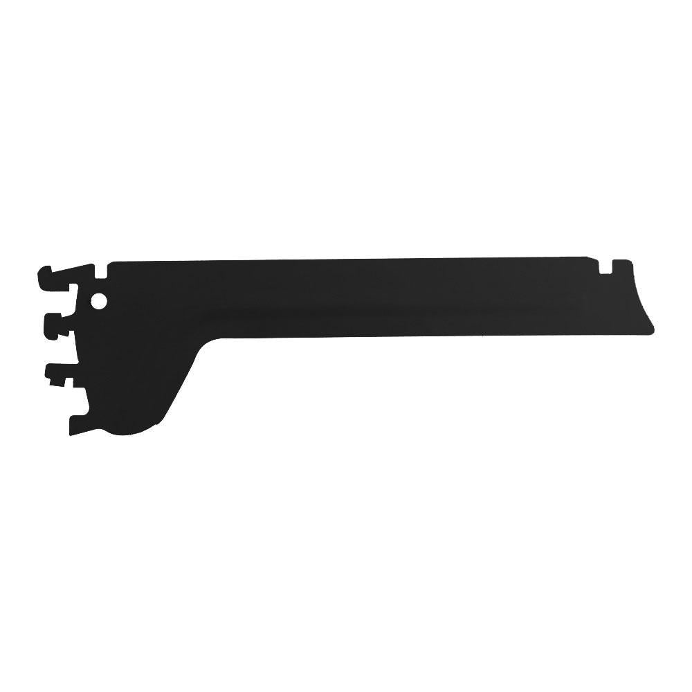 Bandeja Prateleira Com Reforço 30x91 Para Gôndolas New Plus Preto Porta Etiqueta Amarelo Sa Gôndolas