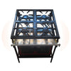 Fogão Com 4 Queimadores Baixa Pressão Para Cozinha Industrial Pm-400 + Forno Fsi-500 - Progás