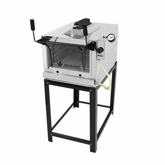 Kit - Forno Gás Industrial Roma Inox Infravermelho Firiv80 + Grade Extra