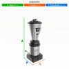 Liquidificador Industrial Monobloco Inox 3l Baixa Rotação 0,5cv L3 Bivolt - Skymsen 70979.4
