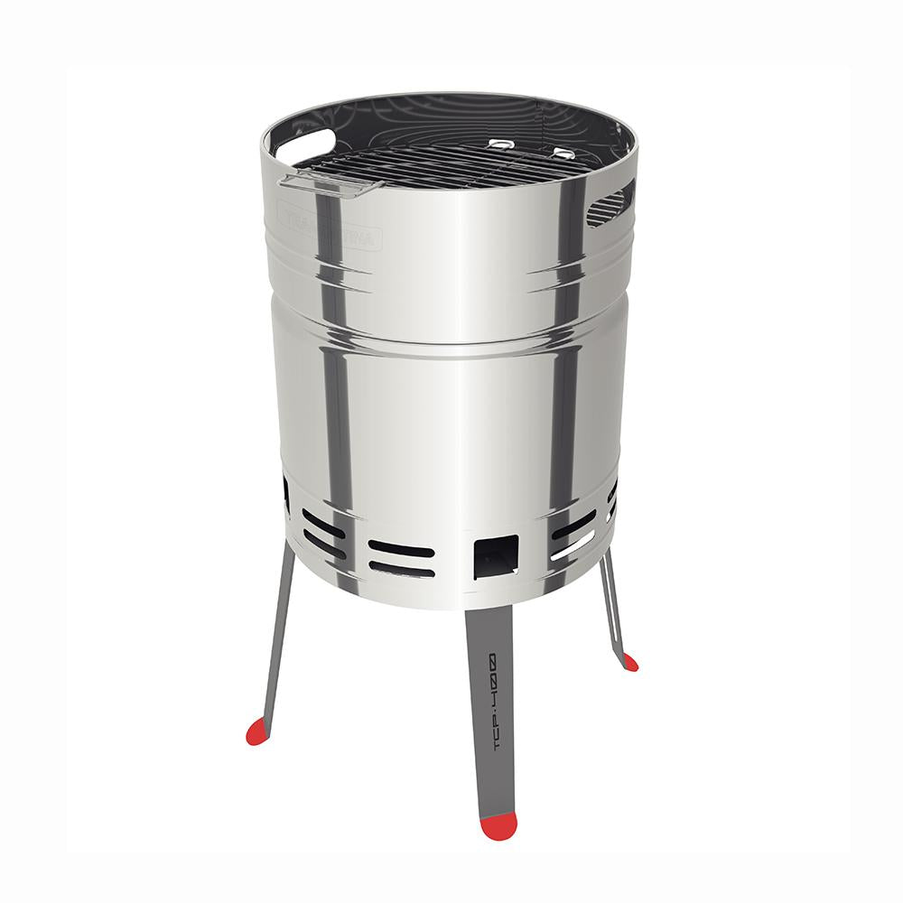 Churrasqueira a Carvão Tcp 400 Aço Inox Bandeja Para Carvão em Aço Esmaltado - Tramontina 26500006