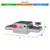 Forno Esteira Para Pizzas 50cm Elétrico Profissional Trifásico Prfe-500 Hibrido 380t - Progás P45055