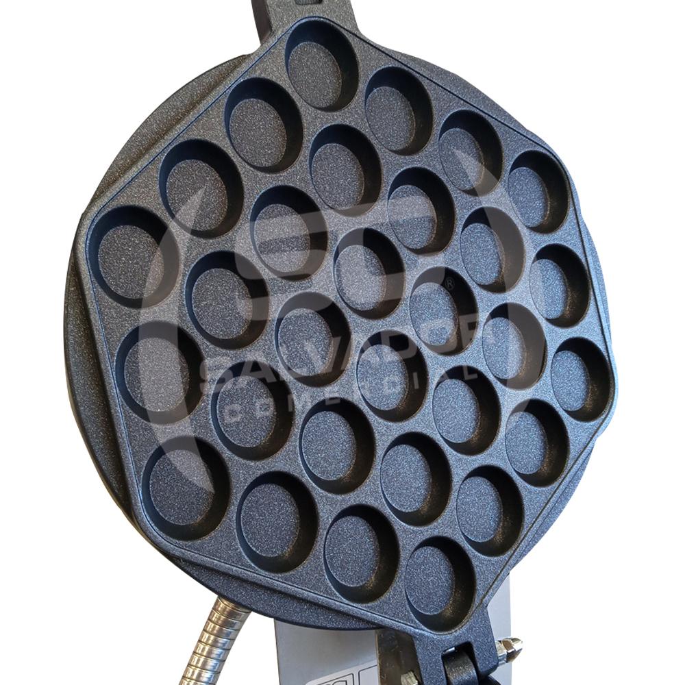 Máquina De Crepe Elétrica Chapa Prensa Molde de Bubble Waffle Profissional PRKB-10 - Progás