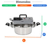 Misturador 7l Mexedor de Brigadeiro Panela de Inox Indução Prmog-07 Plus Ind. Bivolt - Progás P47694