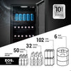 Visa Cooler Cervejeira Porta de Vidro Frost Free -6 a 10 ºc 98l Ece100 Bierhaus 127v - Eos