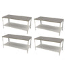 Kit - 4 Mesa Panificadora Desmontável 900x870x1900 M-190 - Braesi