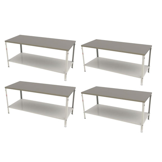 Kit - 4 Mesa Panificadora Desmontável 900x870x1900 M-190 - Braesi