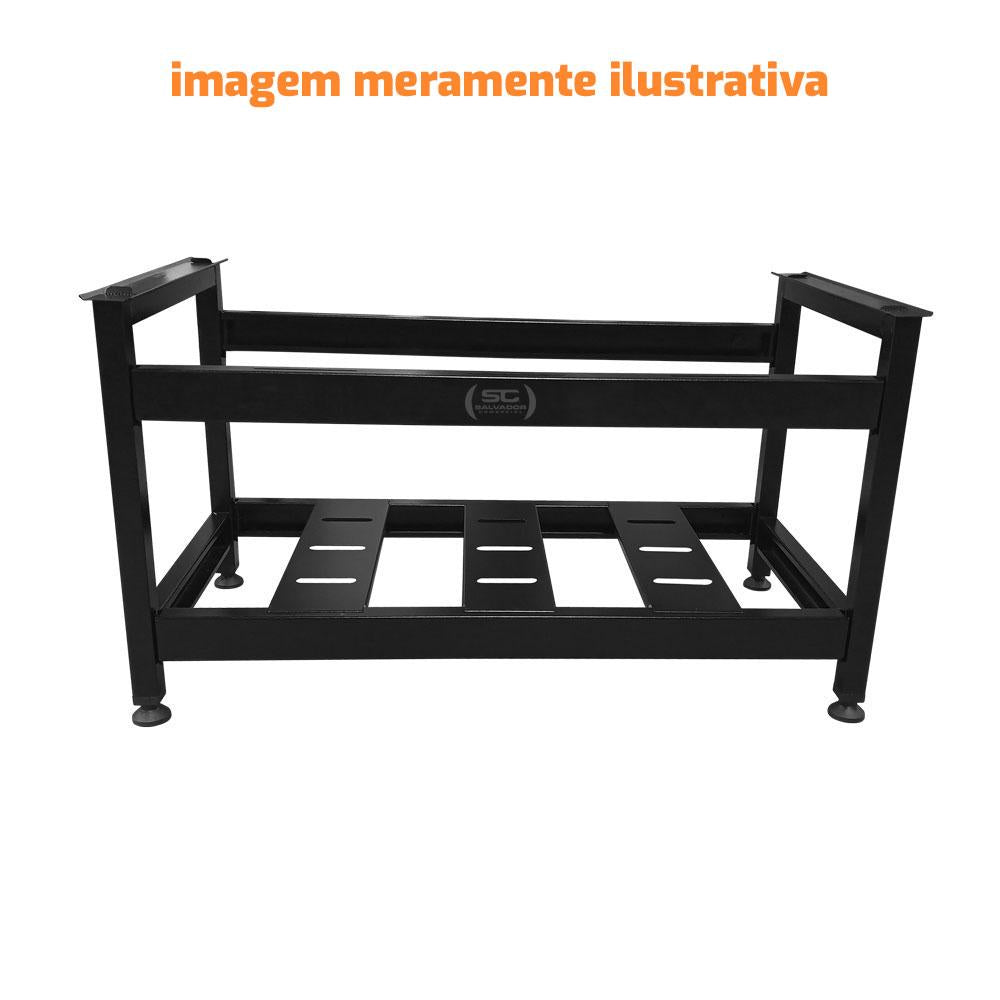 Cavalete de Apoio Bancada Para Linha Prime em Aço Inox Pce120 120cm - Venâncio 33709