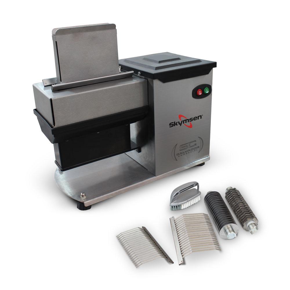 Kit Amaciador De Carne Profissional Inox AB 2 em 1 + Kit Strogonoff e Iscas 127V - Skymsen