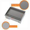 Chapa de Fritura Elétrica Trifásica Estrutura Inox Chapa 91cm 12mm CHEXP915E - 12 380T -  Red Chameleon