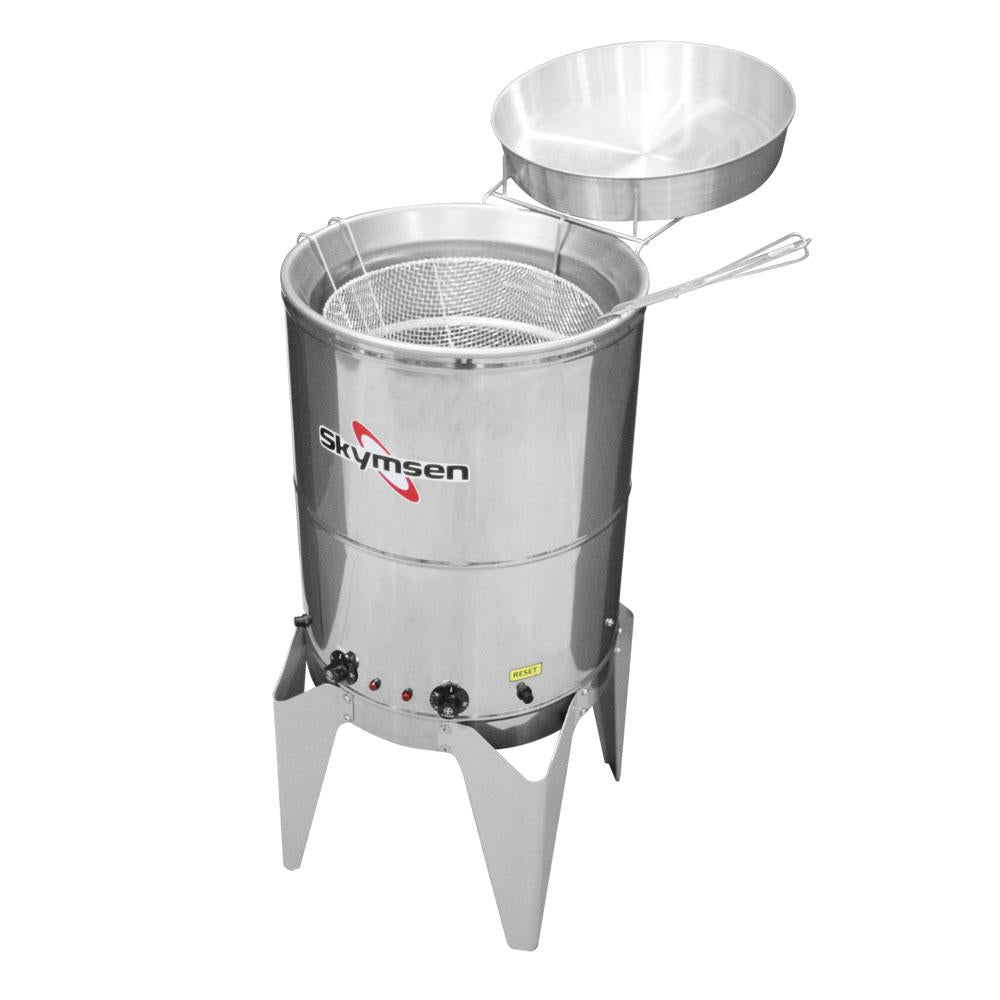 Fritadeira Industrial Elétrica Água e Óleo 24L 8000W FC8 220V - Skymsen