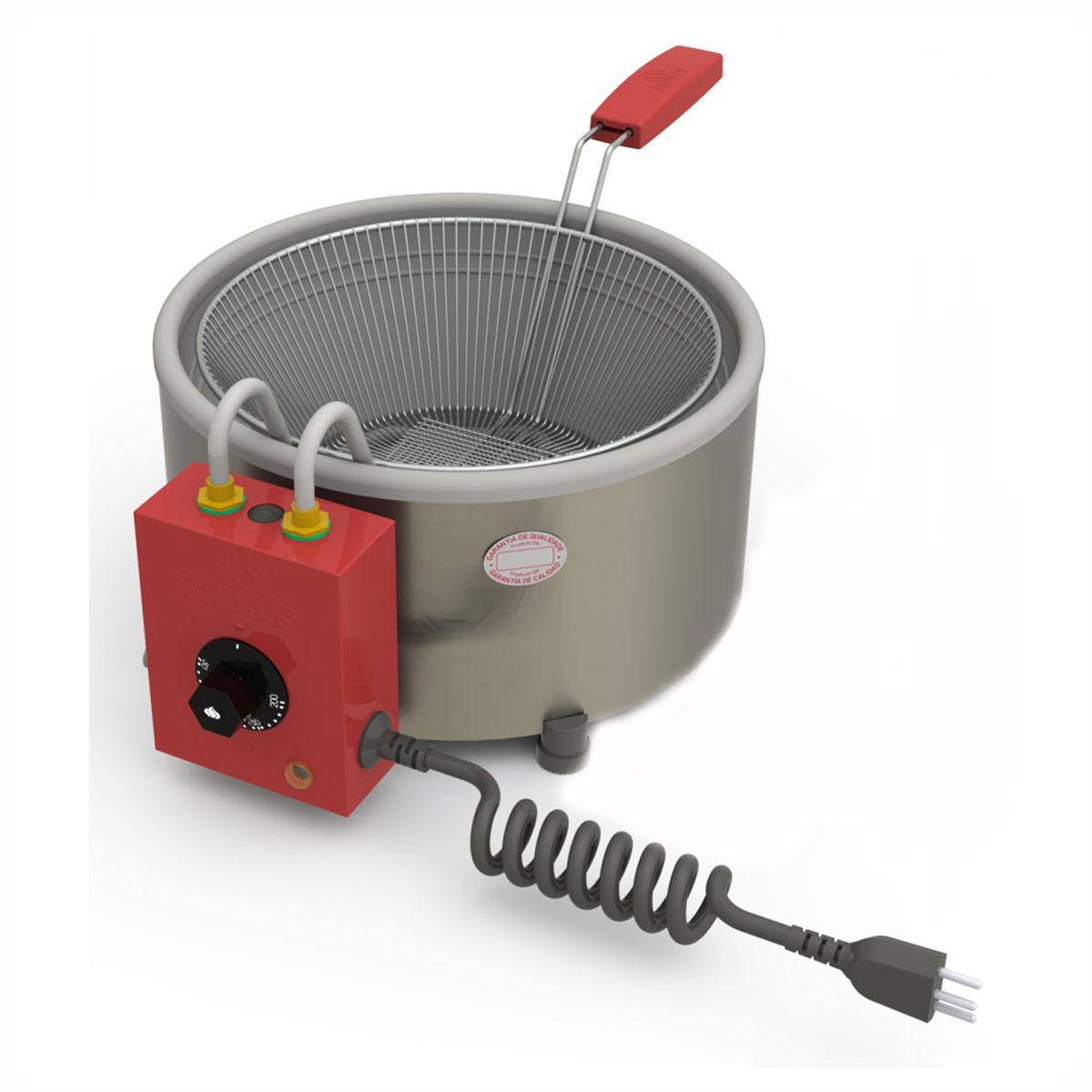 Tacho Fritador Elétrico 3L Óleo PR-310E 220V Progás e Cortador de Legumes