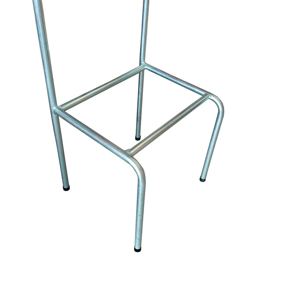 Kit - Suporte Para Cestos de Compras Simples + 20 Cestos D100 Azul