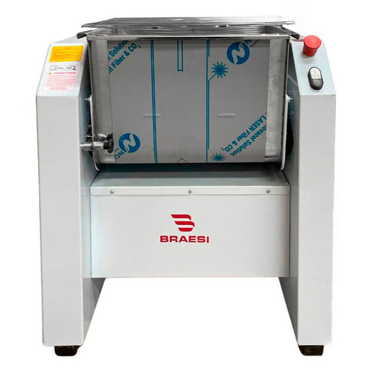 SEMINOVO - Amassadeira Basculante Lenta Semi-rápida 25kg massa Ali-25 G2 Bivolt Braesi