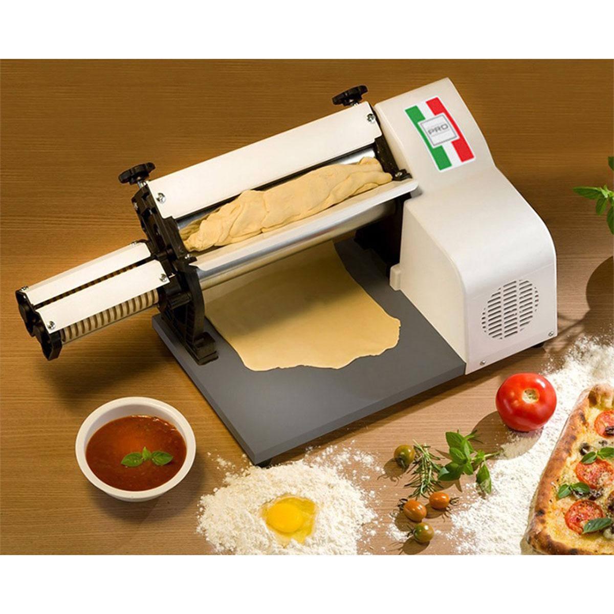 Cilindro Laminador Elétrico Massas 37 cm com Cortador Talharim Branco 220V - Anodilar