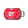 Kit - 10 Cestos Grande Com Rodízio D300 Cód. 3300 Vermelho - Della Plast