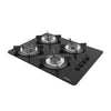 Fogão Cooktop Vidro Gás 4 Bocas Simples Safe Ferro Flange Inox Safe4 Bivolt - Nardelli 27011301-00