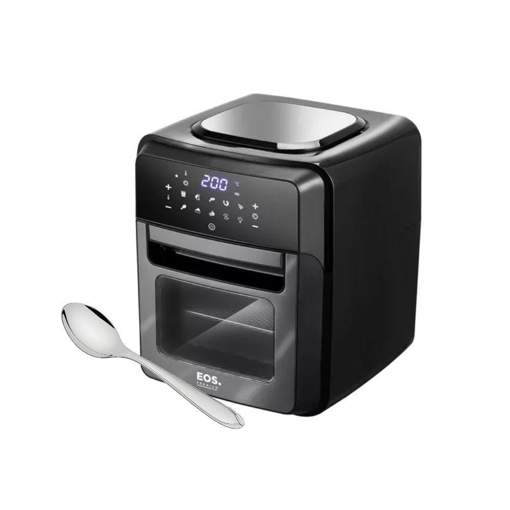 Kit Air Fryer Fritadeira Digital EAF12T 220V EOS + Colher Para Arroz Laguna Tramontina