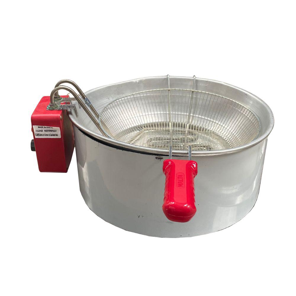 SEMINOVO - Fritador Elétrico em Inox Tacho Alumínio 7 Lts 127v 26110 - Malta