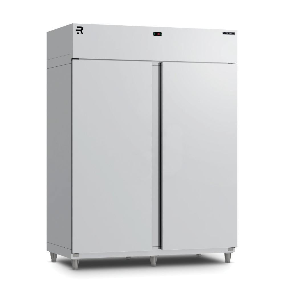 Mini Câmara Profissional Com Prateleira Resfriada 2 Portas 0°C a 7°C Ar Forçado 1900L Inox MCVR1900I 220V - Refrimate