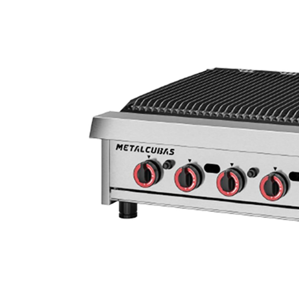 Char Broiler a Gás Profissional Inox Chapa Grill Premium 120cm CHB-120 G2 - Metalcubas 26391