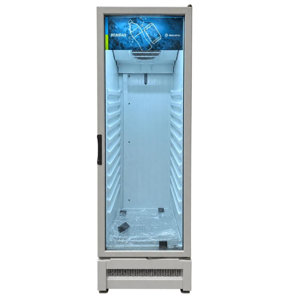 SEMINOVO - Refrigerador Porta de Vidro 303/326 Litros VB28RB Branca  220V - METALFRIO