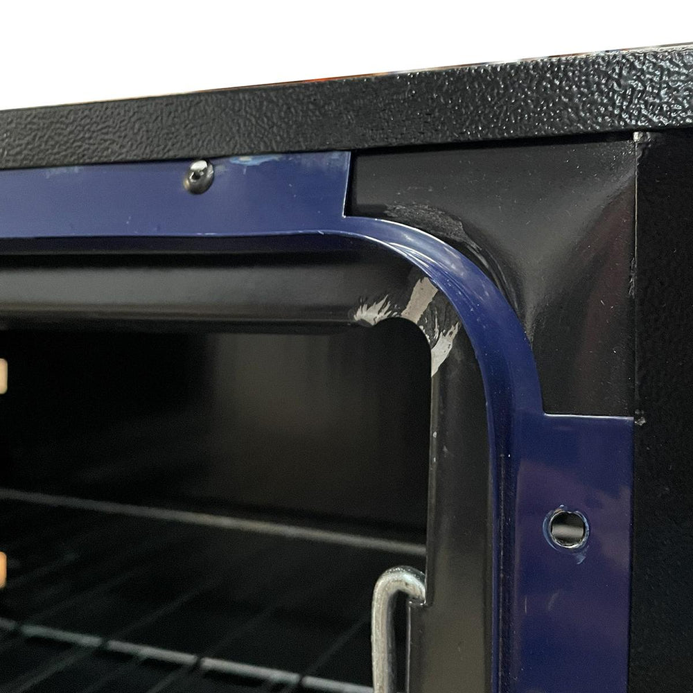 SEMINOVO - Fogão Industrial 2 Bocas Duplas a Gás Branco com Forno Azul Bravo BR2BF – Venâncio