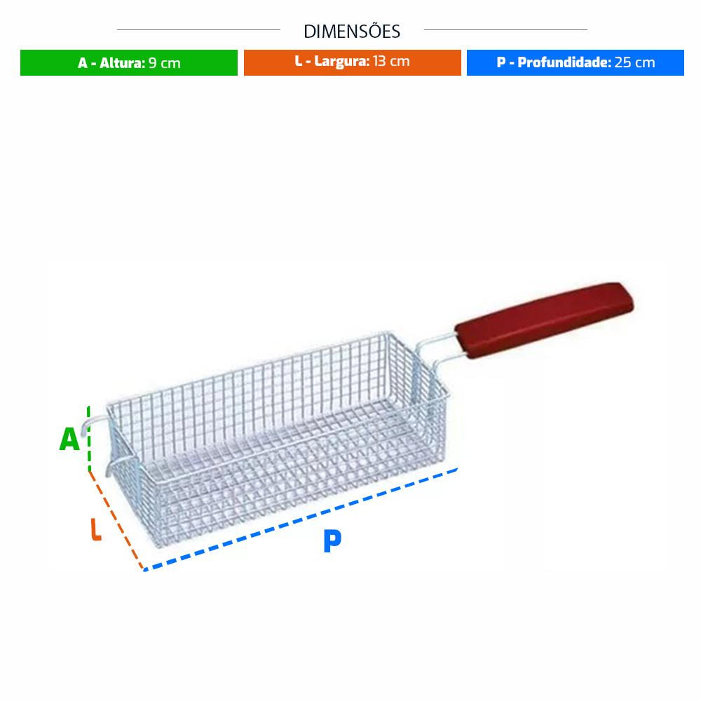 Fritadeira Profissional Elétrica Óleo 10L 2 Cestos PR-20E - Progás