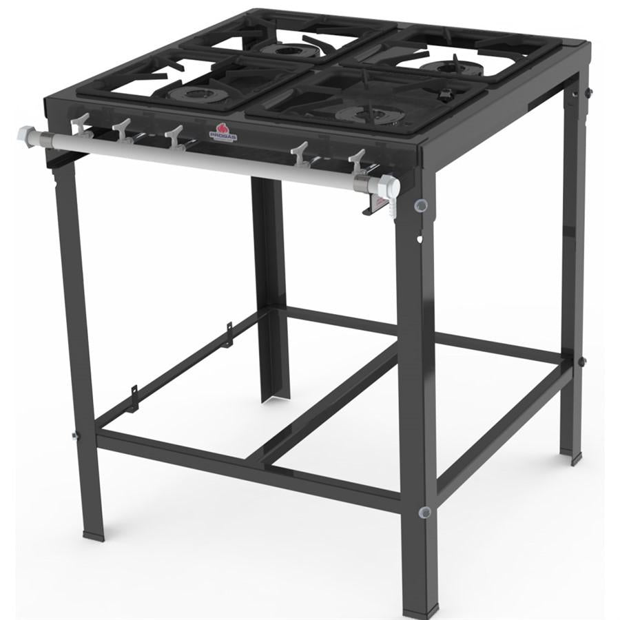 Fogão Industrial 4 Bocas Simples a Gás Baixa Pressão PMS-400 - Progás