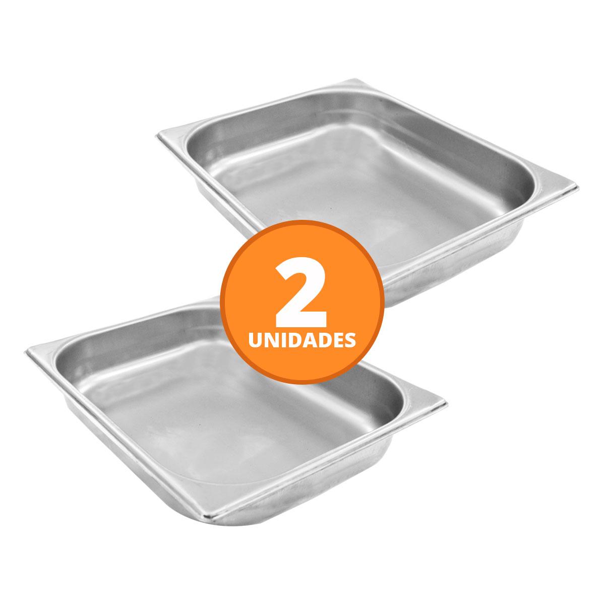 Kit - 2 Cuba Inox Gn 1/2 Fria 325x265x60 - Venâncio