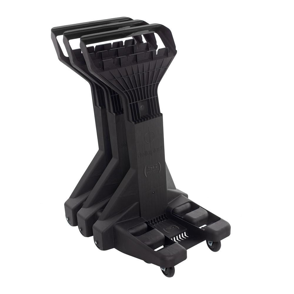 Carrinho de Compras Preto Com Cestos D-500 12kg Removíveis Preto - Dellaplast