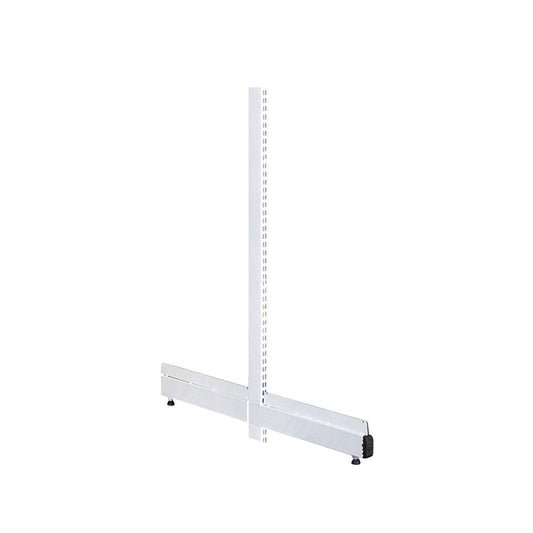 Conjunto Pé Central Coluna Para Gôndolas New Plus 1,40m Base 40cm - Sa Gôndolas