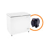 SEMINOVO - Freezer Refrigerador /Congelador Horizontal Dupla Ação 293l Da302  Bivolt (com Transformador) - Metalfrio