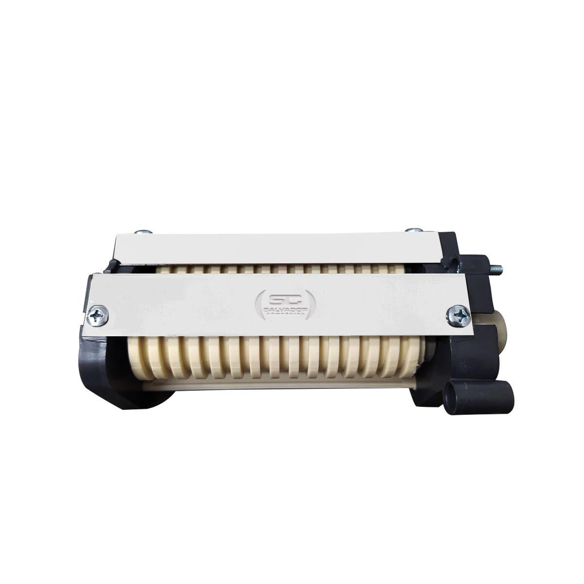 Cilindro Laminador Elétrico Massas 28 cm Cortador Talharim Branco 127V - Anodilar