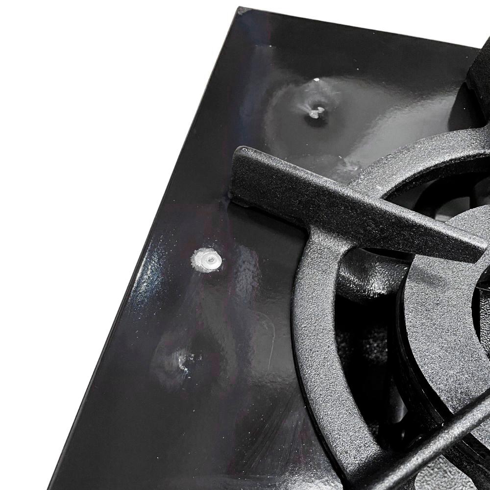 SEMINOVO - Fogão Industrial 2 Bocas Duplas a Gás Branco com Forno Azul Bravo BR2BF – Venâncio