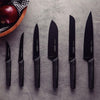Jogo de Facas Nygma Lâminas em Aço Inox Texturizados Preto 6 Peças - Tramontina