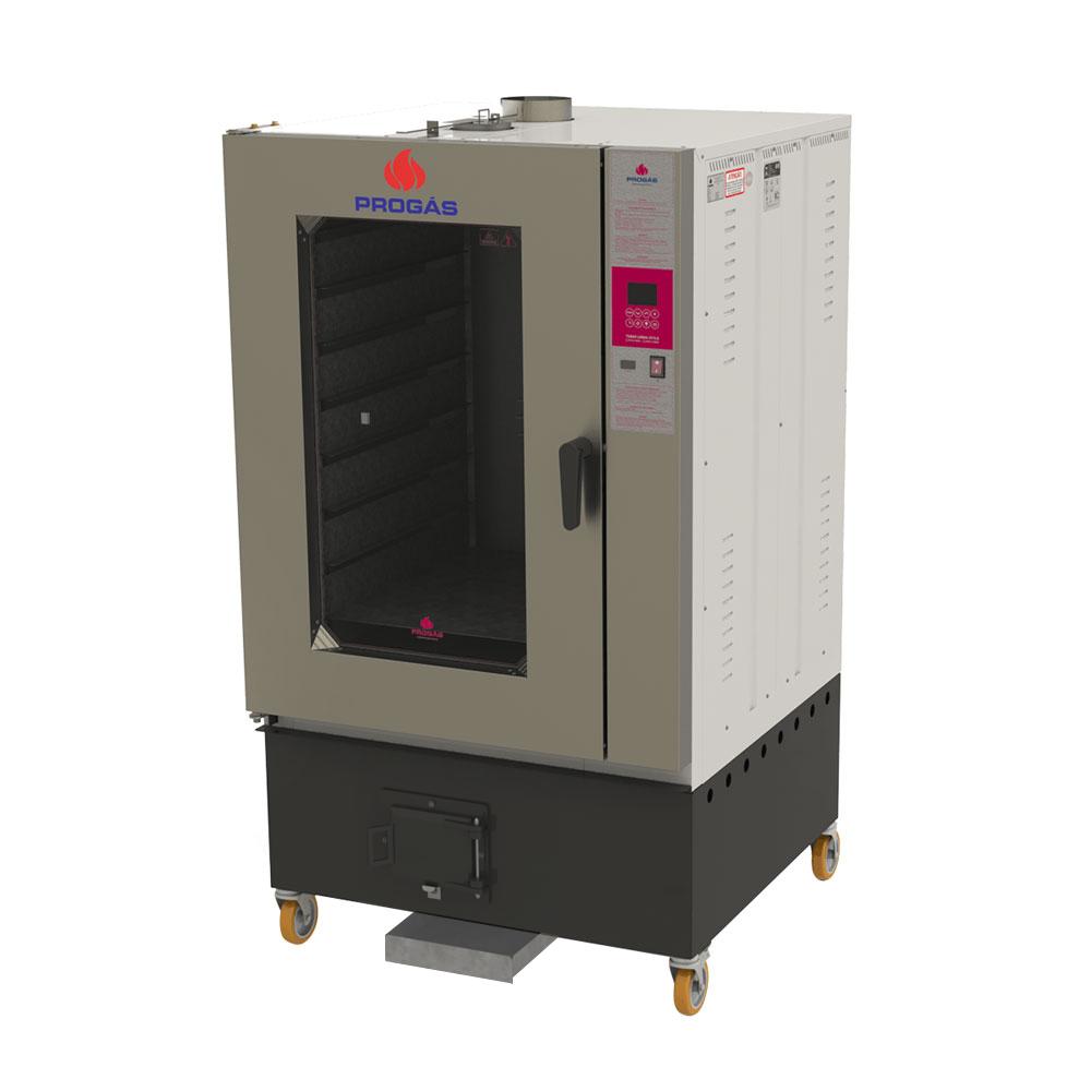 Forno Turbo Lenha Com Capacidade 10 Esteiras E Fornalha Frontal PRTLF-10000 Bivolt - Progás