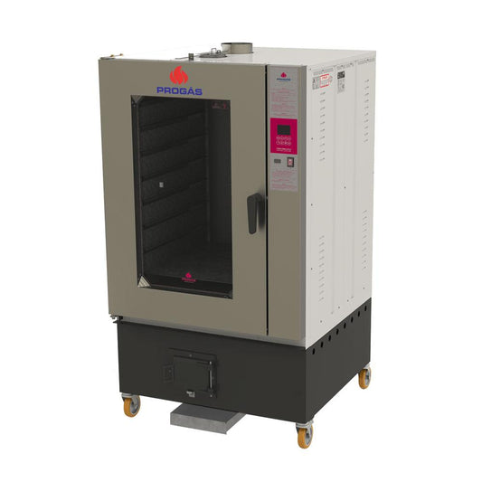 Forno Turbo Lenha Com Capacidade 10 Esteiras E Fornalha Frontal PRTLF-10000 Bivolt - Progás