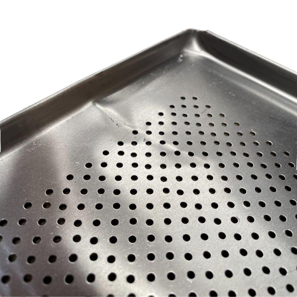 SEMINOVO - Kit 4 Assadeiras Estampada Alumínio 35cm x 35cm Prp-004/fc4emv - Imeca 6086