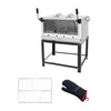 Forno Gás Industrial Infra Refratária Roma Inox 90 Firiv90 + 1 Grade Extra + Luva Térmica - Venâncio