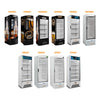 Kit - 2 Prateleiras Preta Visa Vn50 Vb52 Vf50 + 8 Ganchos Suporte - Metalfrio