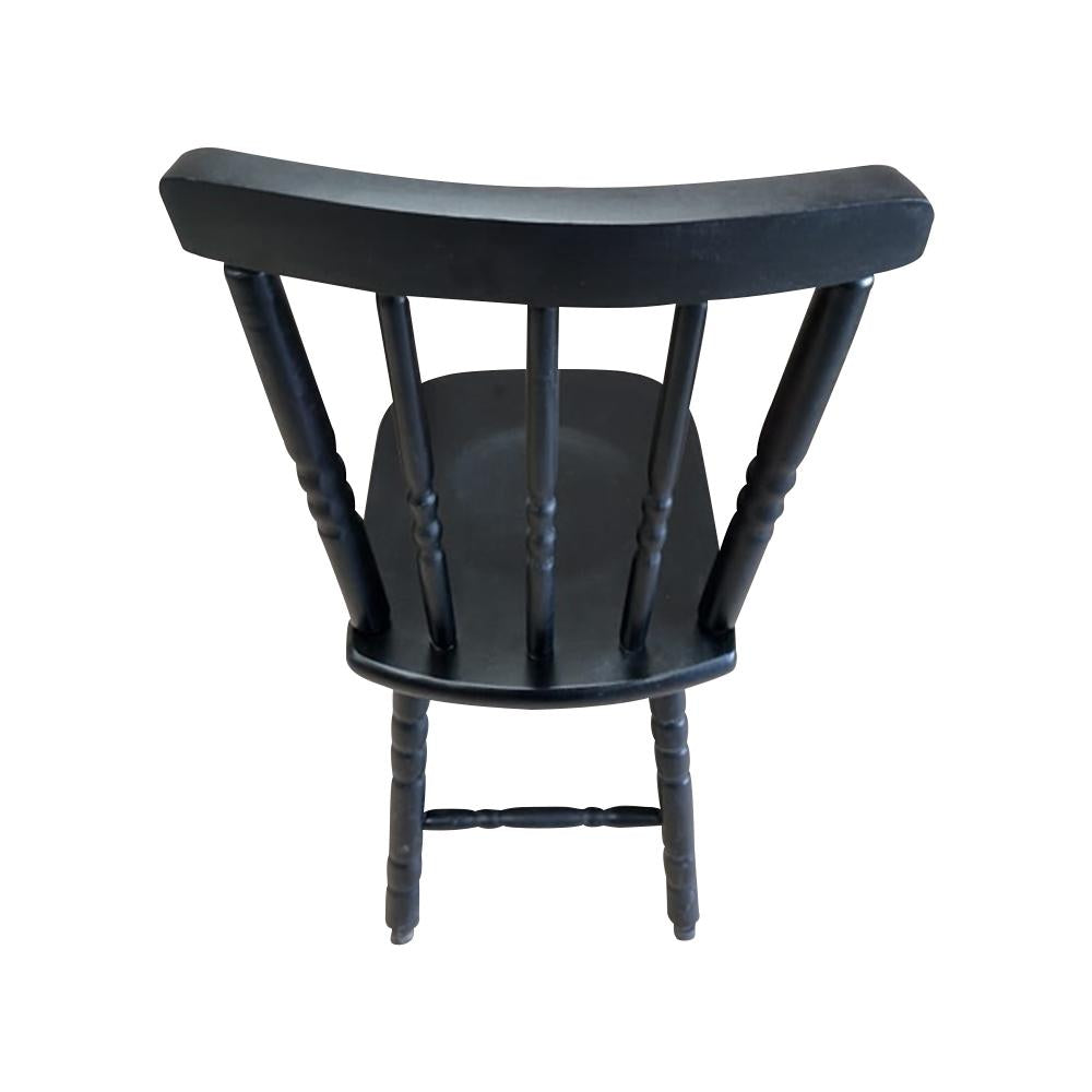 SEMINOVO - Cadeira Madeira Pés Torneados Tabaco Sem Estofado - Disa Móveis